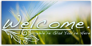 Welcome Spring Banner - Church Banners .com