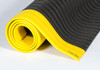 Black with Yellow Border - Ribbed