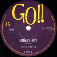 M.P.D. LIMITED  -   Lonely boy/ The wild side of life (G83306/7s)