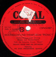 GATES,GEORGE & ORCHESTRA  -   Moonglow and theme from "Picnic"/ Rio batucada (G70251/7s)
