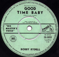 RYDELL,BOBBY  -   Good time baby/ Cherie (A39363/7s)