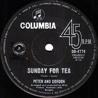 PETER & GORDON  -   Sunday for tea/ Start trying someone else (82345/7s)