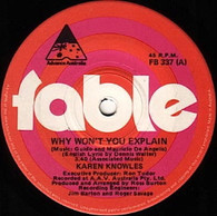 KNOWLES,KAREN  -   Why won't you explain/ Rock me (G80264/7s)