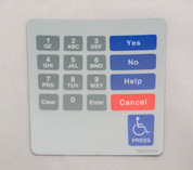 ENE1701G016 Gilbarco E CIM Keypad Overlay