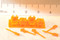 Example raw parts on wafer