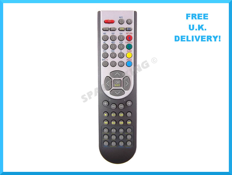 Genuine Luxor RC1165 TV/DVD Remote Control Spares King