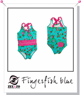 Finger Fish Blue/Pink Swimsuit