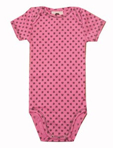 Frugi Baby Girls Bodysuit Berry