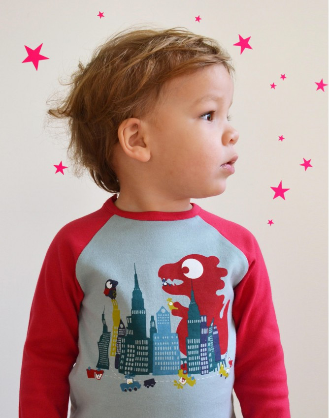 boys godzilla t shirt