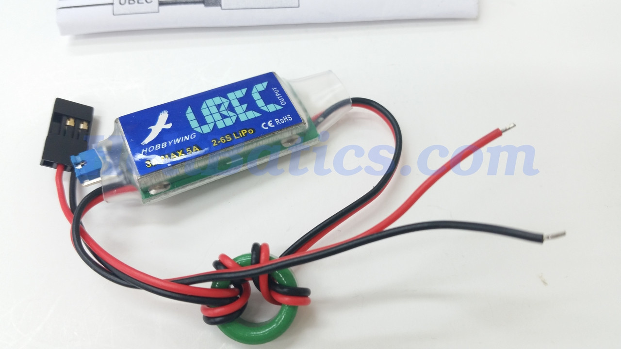 RC UBEC 5V 6V 3A Max 5A Switch Mode Lowest RF Noise BEC Kit for RC Models Tool 
