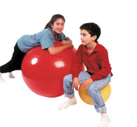 Used to improve balance,coordination, flexibility, and strength.
Used by  Therapists  an aid for vestibular  movement and equilibrium therapy.
Non-slip surface is ribbed for extra security
Under inflate to give a soft, mushy feel or fully inflate for a firm bouncy feel.
