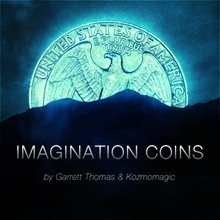 Imagination Coins US Quarter (DVD and Gimmicks) by Garrett Thomas and Kozmomagic - DVD