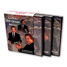 David Roth Expert Coin Magic Made Easy (3 Vol. set) - DVD