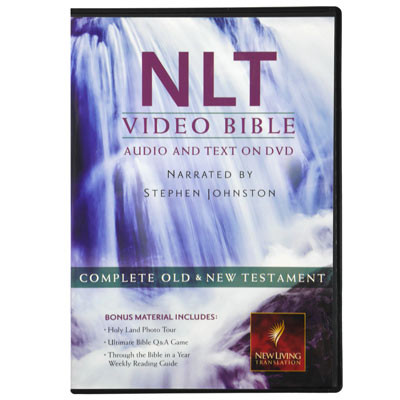 Front view - NLT New Living Translation on DVD, The Bible Video, Bible on DVD