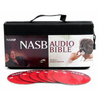 Front view with CDs - New American Standard Audio Bible on audio CD by Stephen Johnston