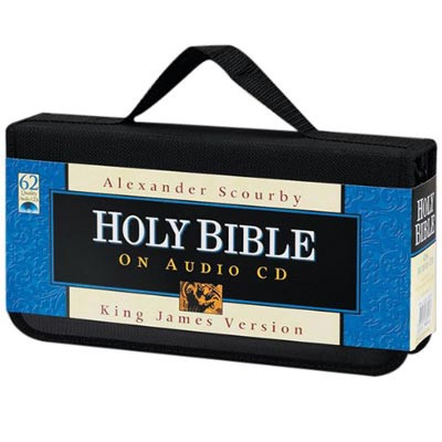 Front view - KJV Audio Bible Alexander Scourby on CD Voice Only