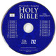 1st CD of the Old Testament, CD disc with printing of which chapter is on which track - KJV Audio Bible Alexander Scourby on CD Voice Only