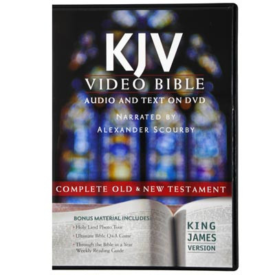 Front view - KJV Bible on DVD narrated by Alexander Scourby, Deluxe Edition