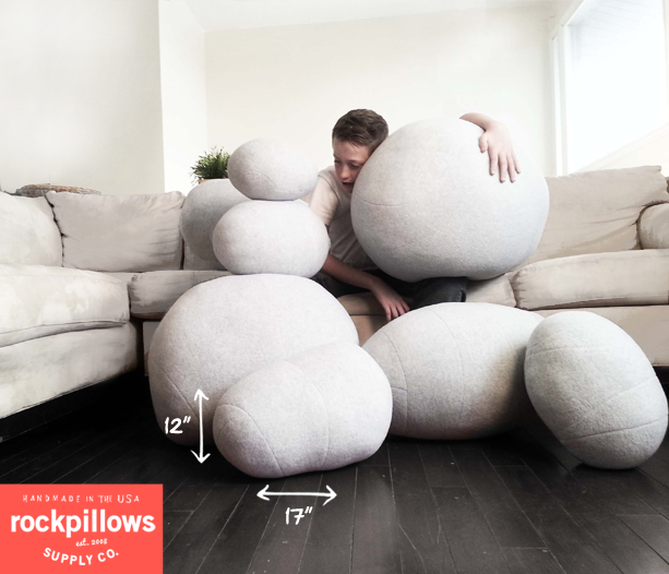 The Stone Rock Pillow- FREE shipping