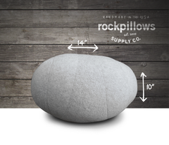 "The River Rock" Rock Pillow- FREE shipping