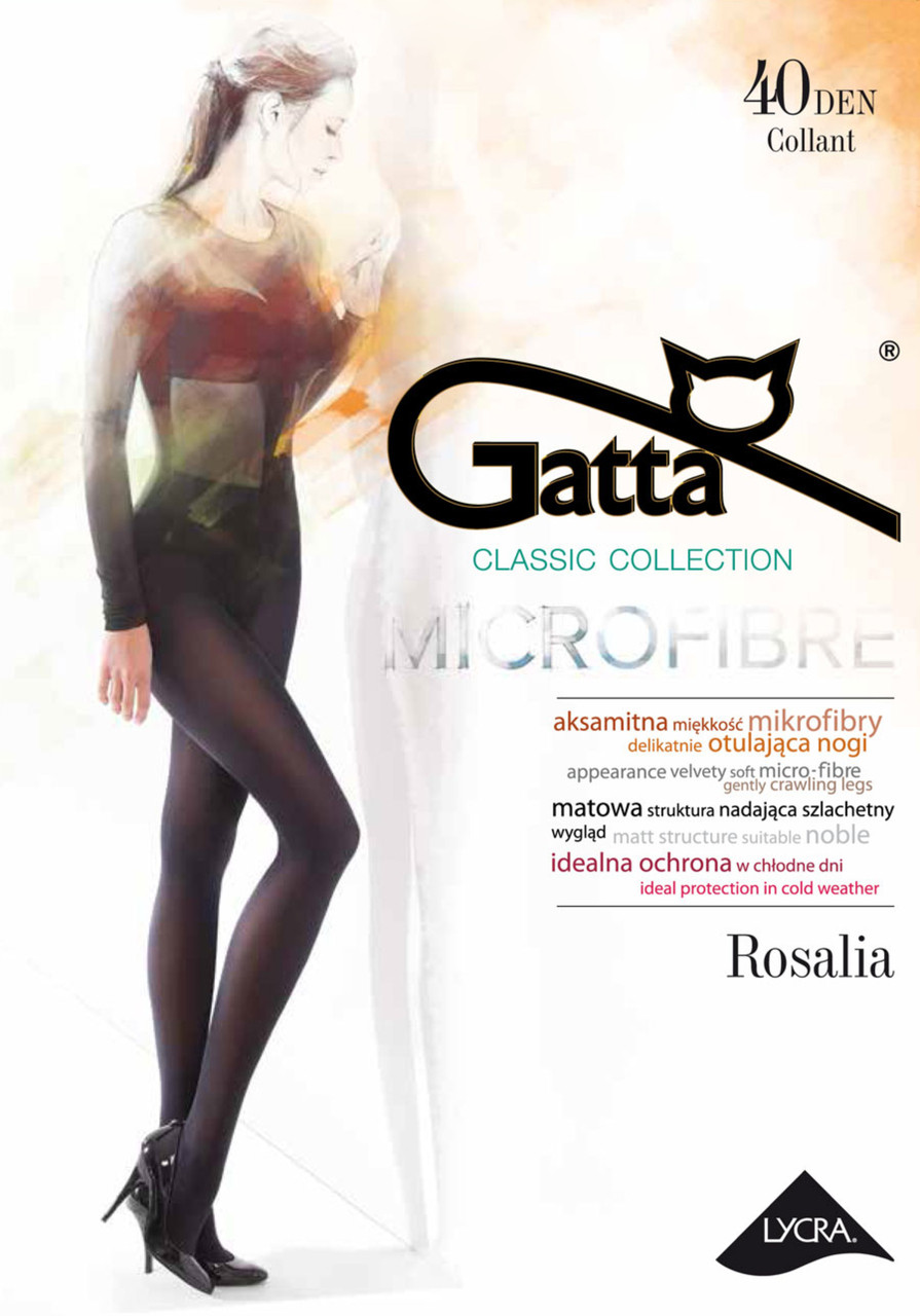GATTA Rosalia Microfiber Tights 40 Den - Gatta Hosiery USA LLC