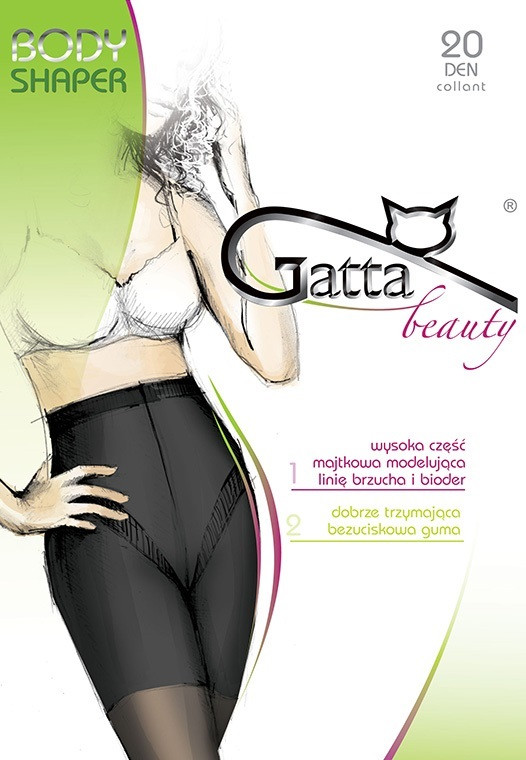 Gatta tights 20 Denier Body Shaper Slimming Effect Tummy - Large black :  : Fashion