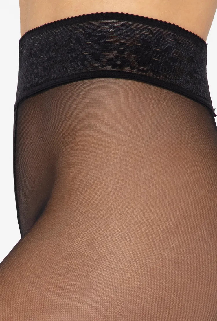 Gatta Softi-Comfi 30 Sheer Pantyhose with Comfy Elastic Waistband 30 D –  Elegant Up
