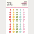 Simple Stories Pink Lemonade Collection - Enamel Dots