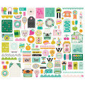 Simple Stories Color Me Happy Collection - Bits & Pieces