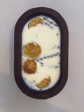 Outlaw Bandits - Candle 8oz Wood Bowl - Prairie Squeeze