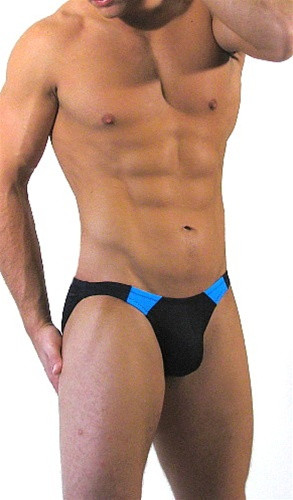 " Mens Thong or Bikini Swimwear With Color Insert" ( 30 Color Selections) Customize Front Cut, Side Width, and Back Cut