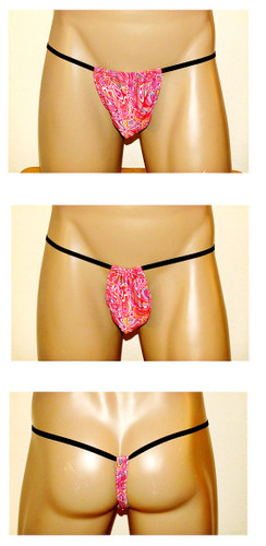 G String Swimwear WIDE BAND (68  Print and 30 Solid Colors Selections)