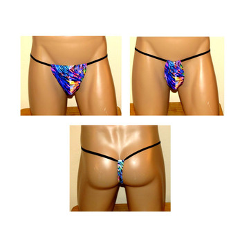 G String Swimwear WIDE BAND (63  Print and 30 Solid Colors Selections)