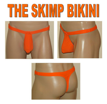 MENS SKIMP BIKINI SWIMWEAR - (78 PRINTS and 30 Solid Color Selections) Customize Back Cut