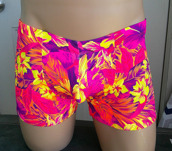 PANEL FRONT SQUARECUT SWIMWEAR (63  Prints and 30 Solid Color Selections)Customize Leg Length