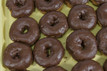 Chocolate Iced Cake Donuts