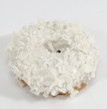 Coconut White Iced Cake Donuts