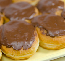Chocolate Covered Crème-Filled Donuts