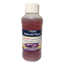 NATURAL PLUM FLAVORING EXTRACT 4 OZ