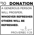 $10 Donation to Cadre Missionaries