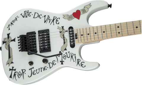 Charvel USA Artist Signature Warren DeMartini Frenchie White