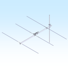 48.2-3, 48.10-48.20 MHz YAGI ANT (FG4823)
Rear Mount