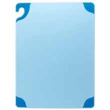 San Jamar BLUE Saf-T-Grip Cutting Board 12" x 18" x 1/2"