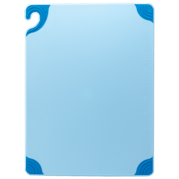 San Jamar BLUE Saf-T-Grip Cutting Board 15" x 20" x 1/2"