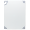 San Jamar WHITE Saf-T-Grip Cutting Board 15" x 20" x 1/2"
