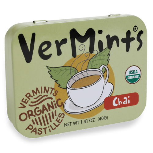 VerMints Organic Pastilles Chai Large Tin 