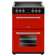 Belling Farmhouse 60E Electric Ceramic Cooker - Jalapeno Red - GRADED