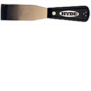 HYDE 02200 1-5/16" BLACK & SILVER STIFF CHISEL PUTTY KNIFE