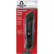 ASR 66-0330 METAL RETRACTABLE UTILITY KNIFE WITH 3 BLADES
