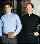 Long Sleeve Black Clergy Shirt (234)